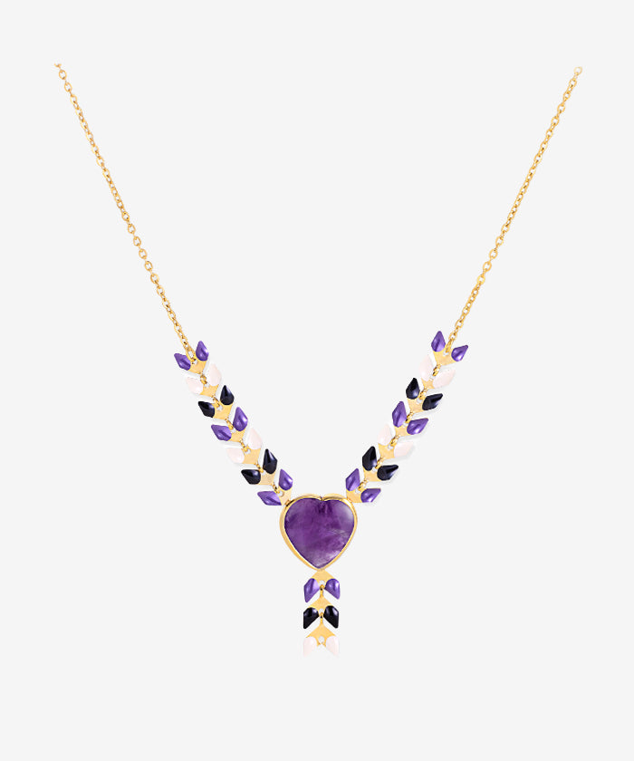 Wrangler Demeter's Heart Necklace and Earrings Set - Sterling Silver Greek Goddess Jewelry for Women - Perfect for Valentine's Day, Anniversary, and Romantic Date Nights