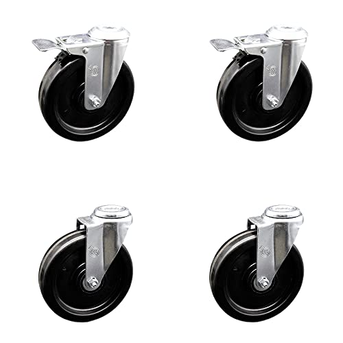 4 Swivel w/2 Total Lock Brakes