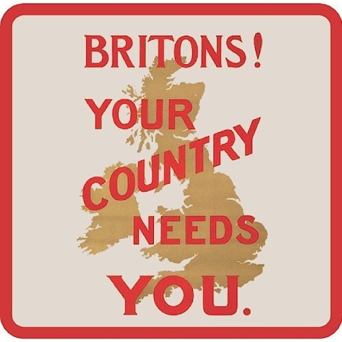 British Flag Coaster - Patriotic UK Themed Drink Coaster for Home, Office & Pub Use - Perfect for Tea, Coffee & Beer