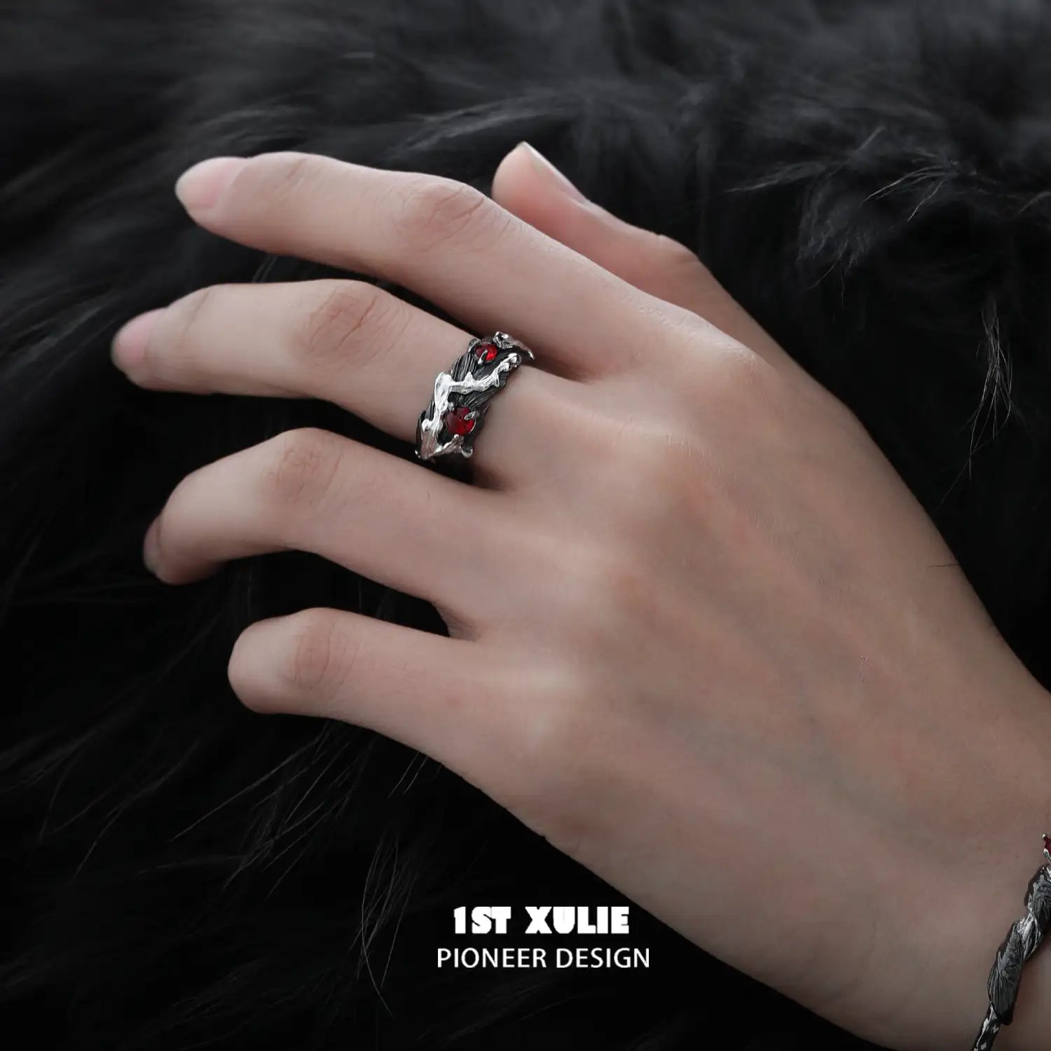Lucifer S925 Sterling Silver 18K Gold Plated Feather Ring for Women - Elegant Bohemian Jewelry Gift for Birthday, Anniversary & Special Occasions