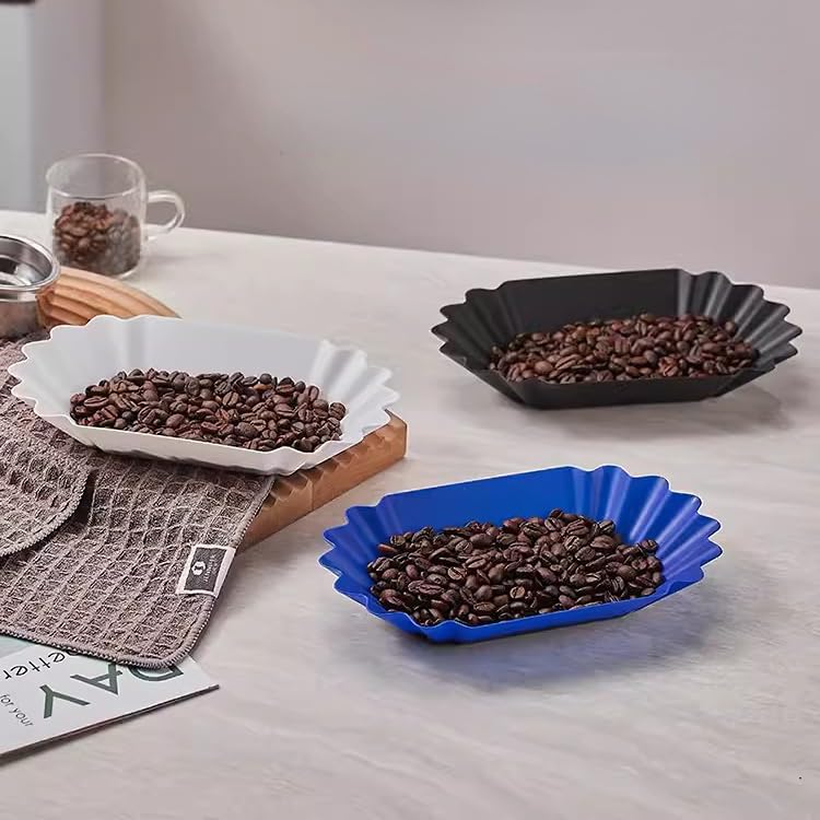 Premium Coffee Cupping Tray - Food Grade PP Plastic Coffee Bean Sample Tray, Display Dish & Container for Home Barista, Coffee Shops & Tasting Events (Dark Blue) - Perfect for Professional Coffee Tasting, Brewing & Home Kitchen Use