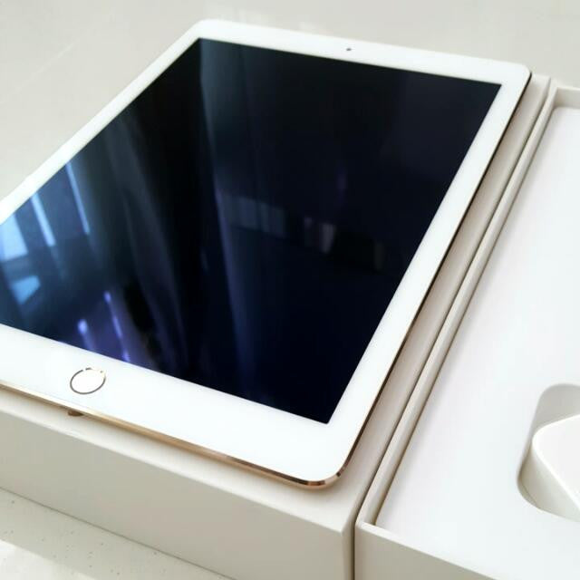 Apple iPad Air 2 64GB Wi-Fi Tablet (Gold) - Lightweight & Powerful for Work, Study & Entertainment