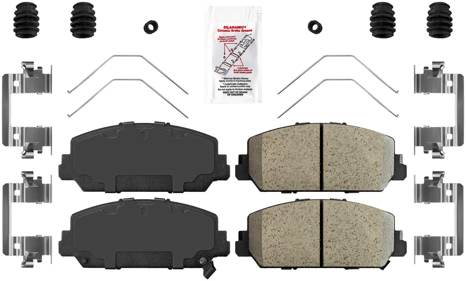 High-Performance Disc Brake Pad Set for Acura RDX & RLX - Premium Ceramic Brake Pads for Smooth & Quiet Stopping - Perfect for City Driving & Highway Commutes