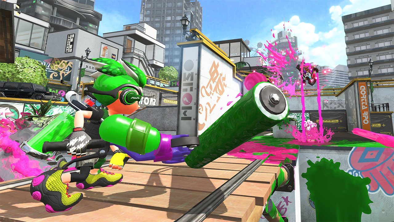 Splatoon 2 Game for Nintendo Switch - Multiplayer Shooter Action with Ink-Based Battles - Perfect for Family Game Nights & Competitive Online Play