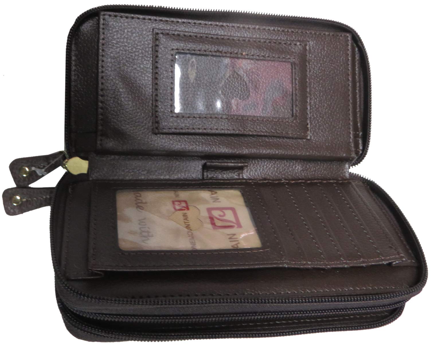 Premium Cornwell Leather Checkbook Wallet in Cognac Brown by Stone Mountain – Stylish & Durable Bifold Wallet for Men, Perfect for Business, Travel, and Everyday Use