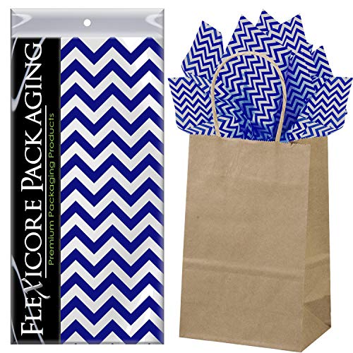 Navy Blue Chevron