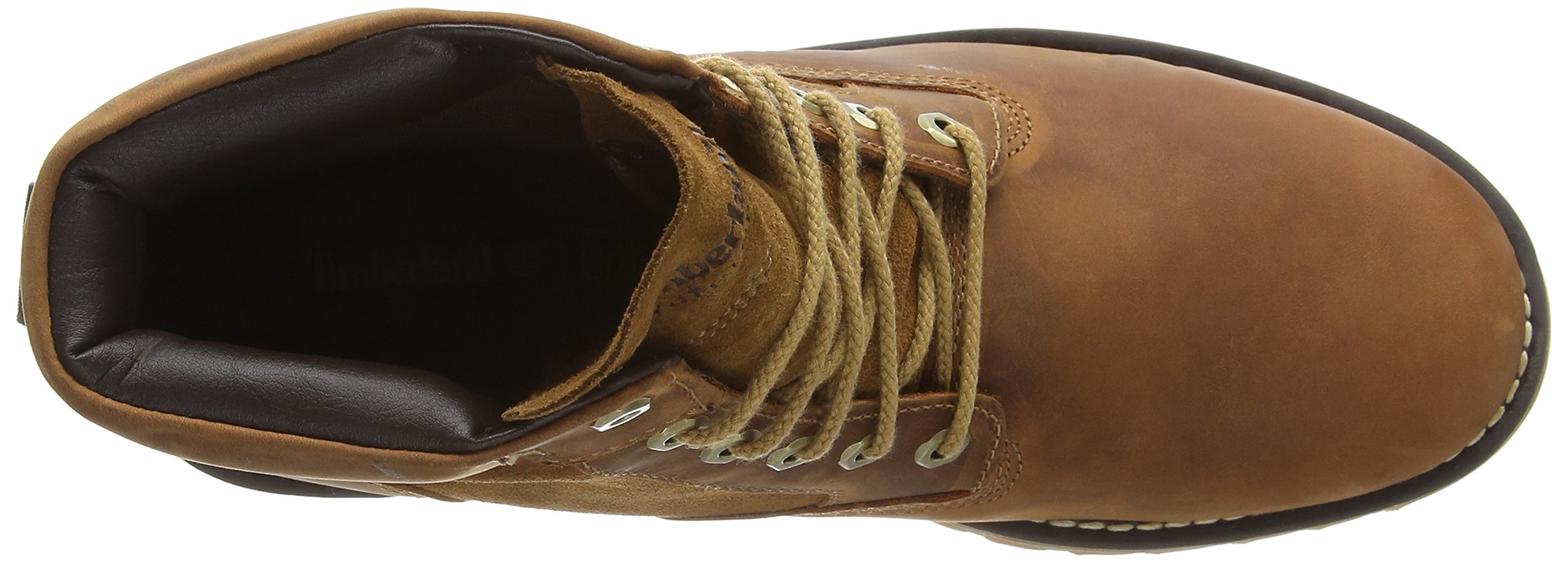 Timberland Men's Brown Multh Larchmont Waterproof Hiking Boots - Durable Outdoor Work & Winter Snow Shoes for Hiking, Camping & Construction