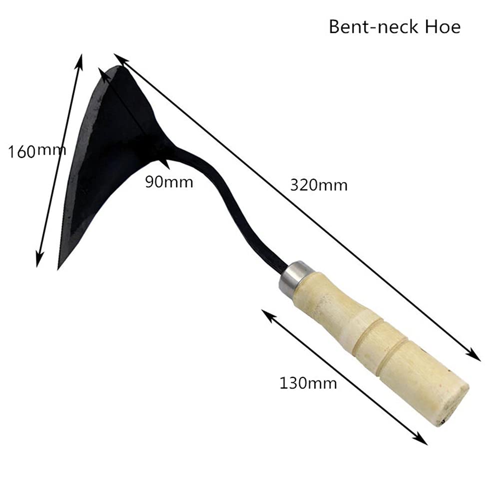 Japanese Nejiri Gama Hoe - Garden Weeding Tool for Planting & Landscaping