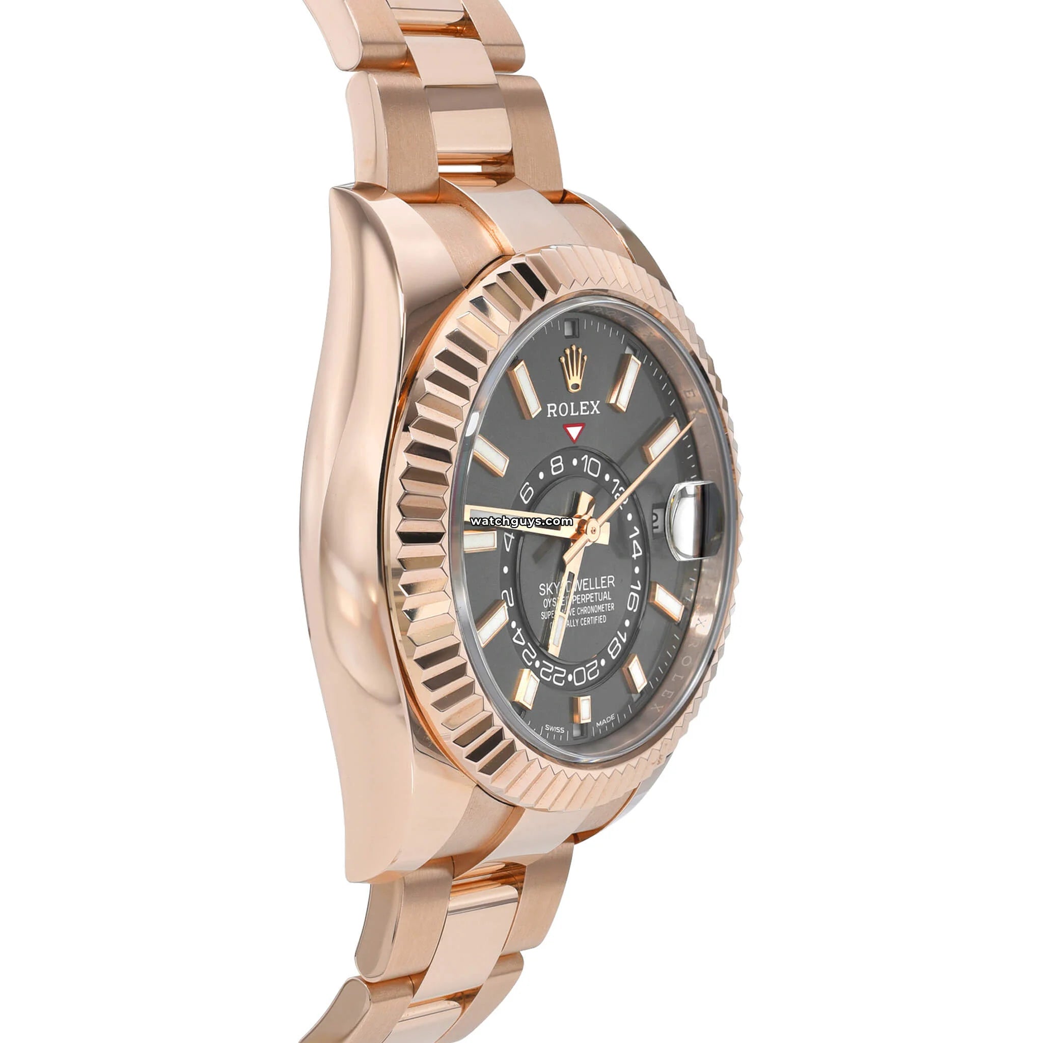 Rolex Sky-Dweller 326935 Slate Everose Gold Men's Watch - Luxury Automatic Timepiece for Business Travel & Formal Occasions