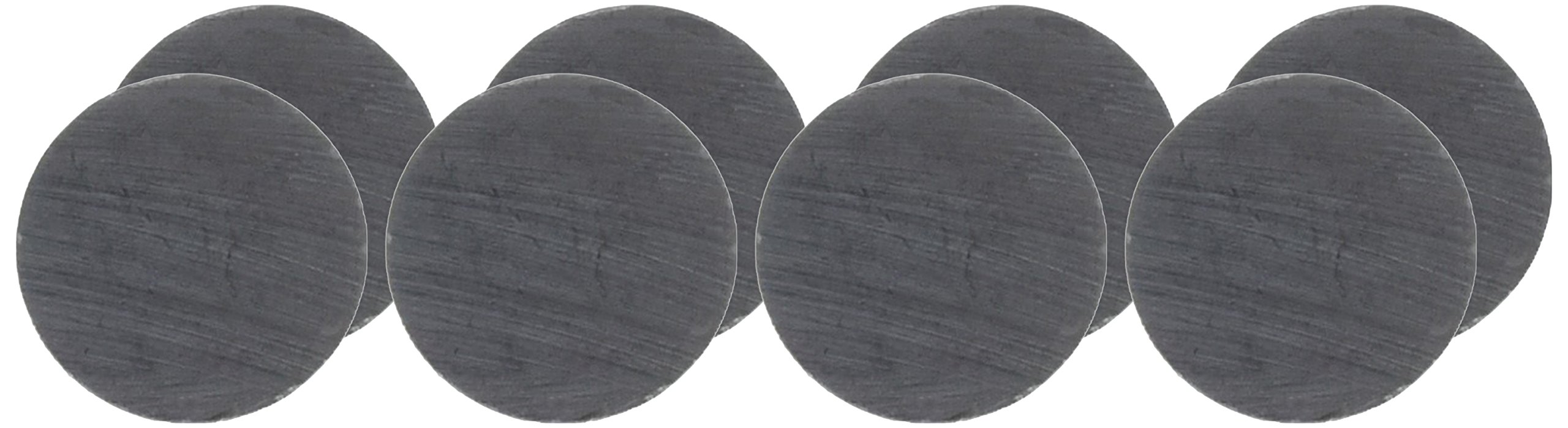 Darice 8-Piece Round Ceramic Magnets for Fridge, Whiteboard & Crafts - Strong Hold for Photos, Notes & DIY Projects