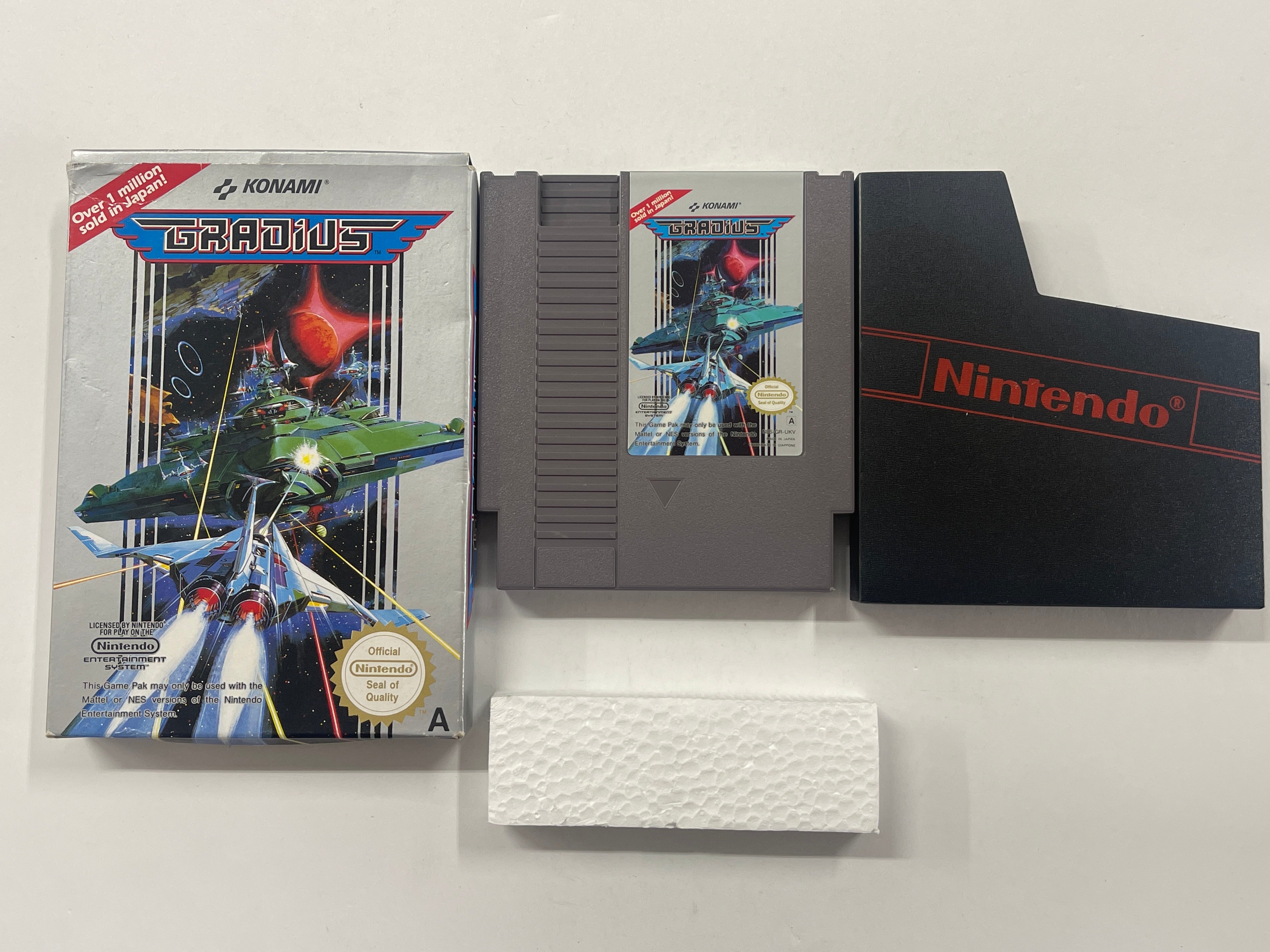 Gradius Classic Video Game - Original Box Included - Perfect for Retro Gaming Enthusiasts & Collectors