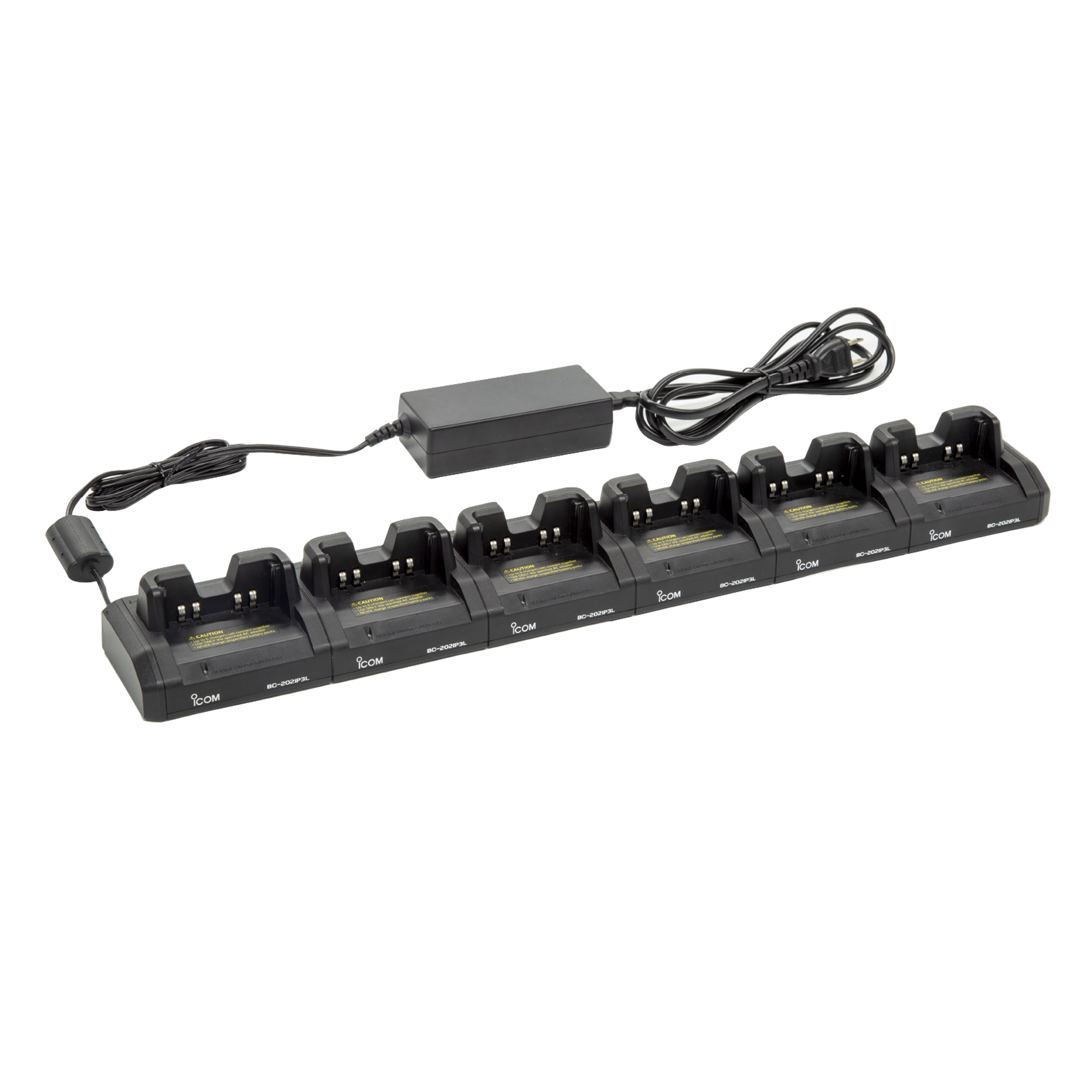 Icom BC202IP3L Rapid Desktop Battery Charger for Two-Way Radios | Fast Charging, AC Adapter Not Included | Perfect for Emergency, Construction & Outdoor Communication