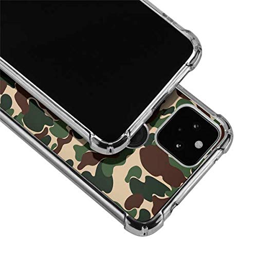 Skinit Clear Phone Case for Google Pixel 5 - Shark Teeth Street Camo Design | Protective Slim Cover | Perfect for Outdoor Adventures & Daily Use