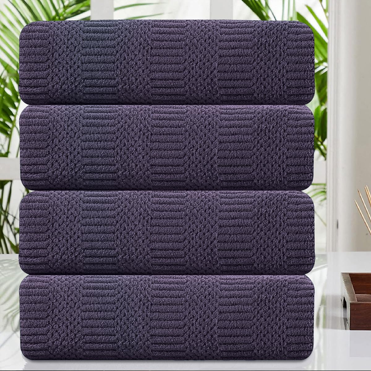 4-Piece Large Bath Towel Set - 35