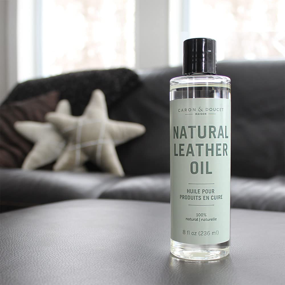 Caron & Doucet - 100% Natural Leather Oil & Conditioner for Repair & Restoration | Best for Shoes, Boots, Couches, Car Seats, Purses, Jackets, Saddles & Tack | Perfect for Leather Care & Maintenance at Home or On-the-Go