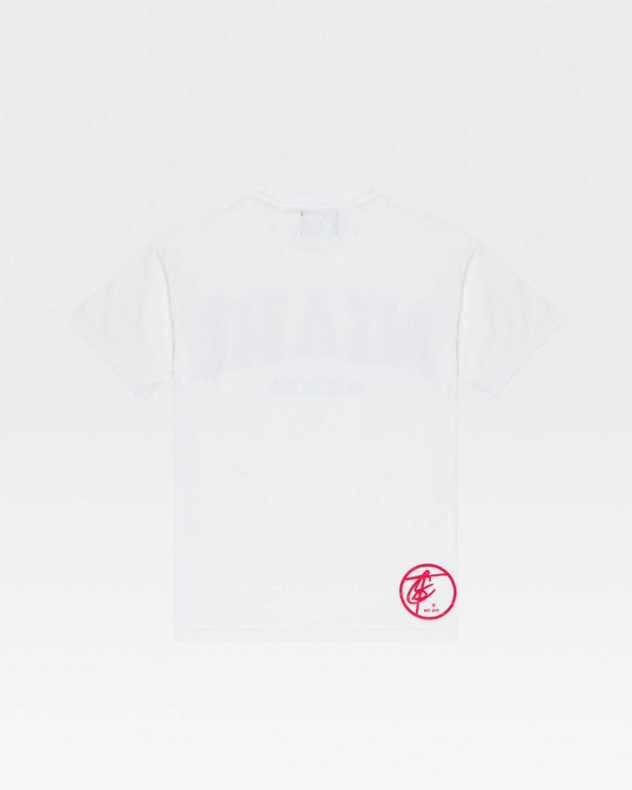 Chicago White and Red Basic Tee - Soft Cotton Men's T-Shirt | Casual Streetwear & Sports Fan Apparel for Everyday Wear