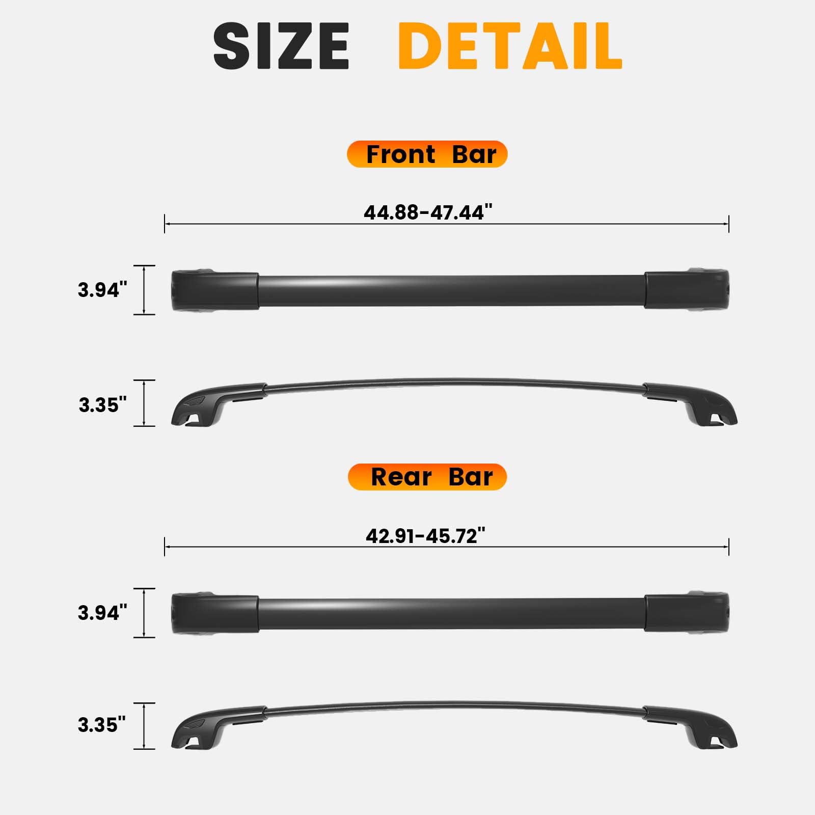 2024 Subaru Crosstrek Wilderness Car Roof Rack Cross Bars - Aluminum Lockable Roof Rails for Cargo, Luggage, Bikes, Kayaks & Snowboards | Perfect for Road Trips, Outdoor Adventures & Gear Transport