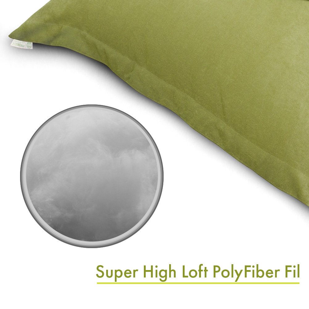 Majestic Home Goods Villa Floor Pillow - Soft & Comfortable Large Floor Cushion for Living Room, Bedroom, or Nursery - Perfect for Lounging, Reading, and Relaxing - Apple Design