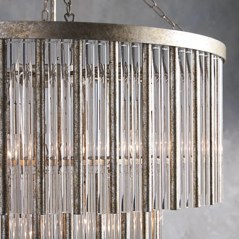 Andalucia 3 Tier Chandelier - Elegant Crystal Ceiling Light Fixture for Dining Room, Living Room & Bedroom | Modern Home Decor Lighting