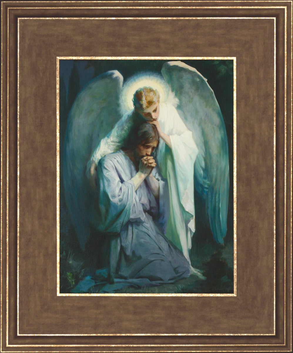 Agony in the Garden - Religious Art Print - Biblical Wall Decor for Home, Church & Office - Jesus Christ Prayer Scene - Christian Gift Idea