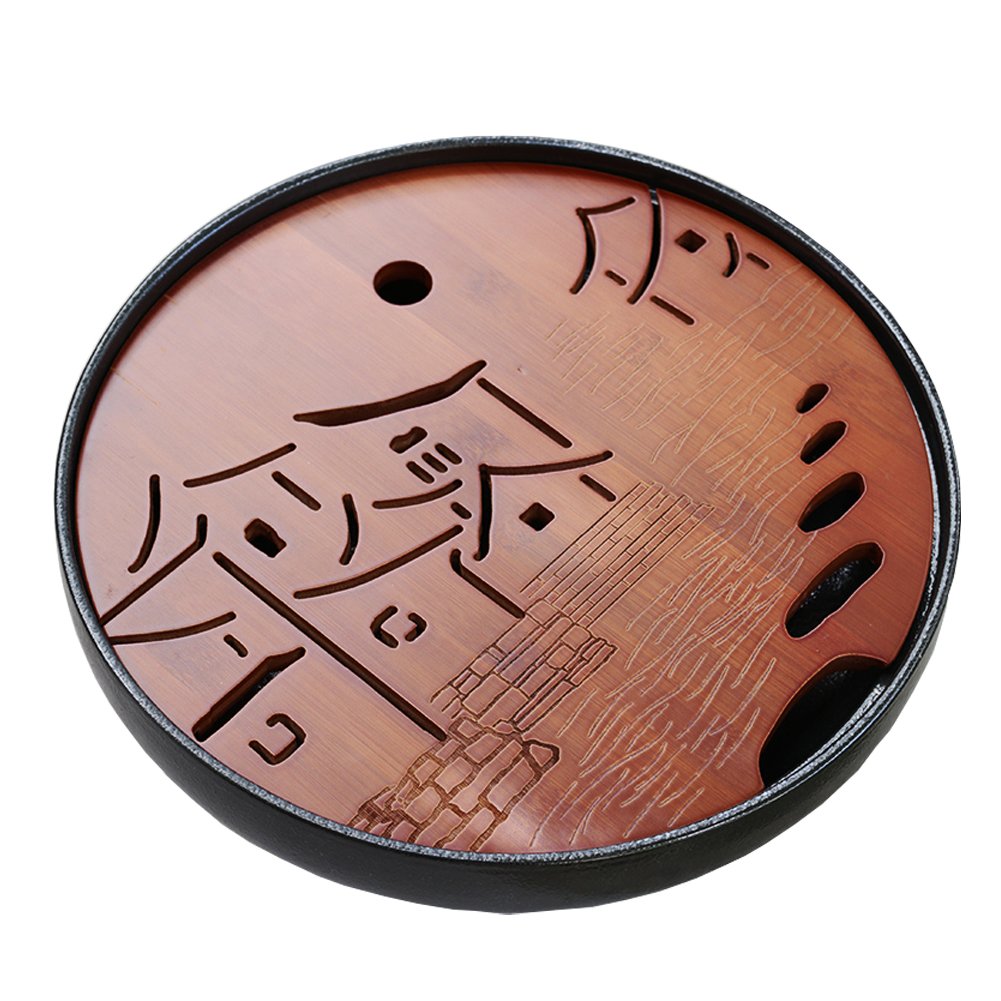 Premium Japanese Style Tea Tray Set - Authentic Chinese Kung Fu Tea Ceremony Collection - Perfect for Zen Meditation, Home Decor & Traditional Tea Parties