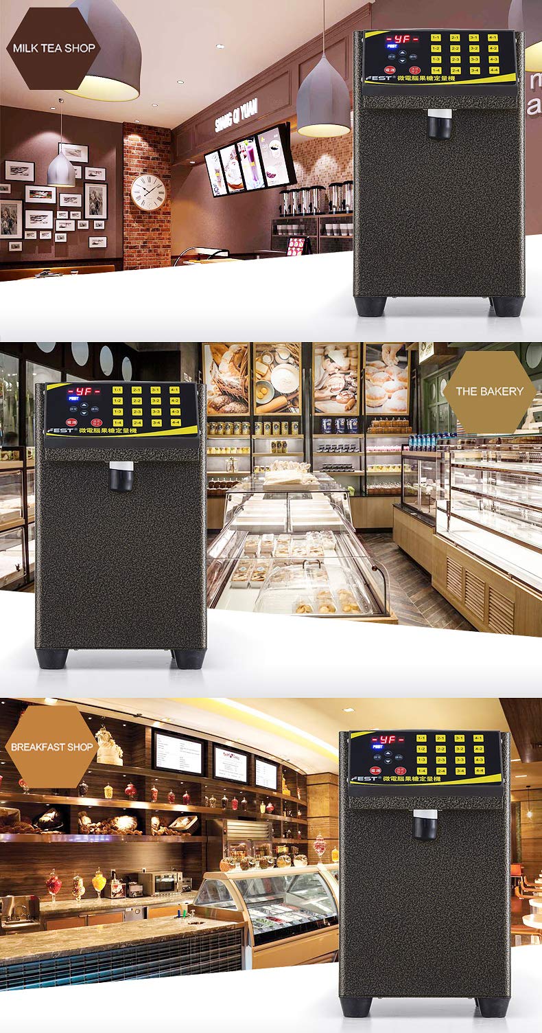 LANTAO Fructose Dispenser 110V for Bubble Tea Shop & Cafe