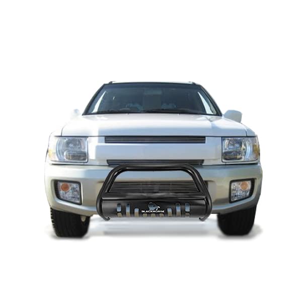 Black Horse Off-Road Skid Plate for Trucks & SUVs - Heavy Duty Steel Underbody Protection - Universal Fit - Perfect for Rock Crawling, Trail Riding & Off-Road Adventures