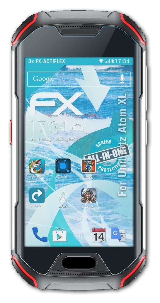 Ultra Clear Flexible Screen Protector for Unihertz Atom XL - 3-Pack HD Anti-Scratch Film for Maximum Protection | Perfect for Outdoor Adventures, Work & Daily Use