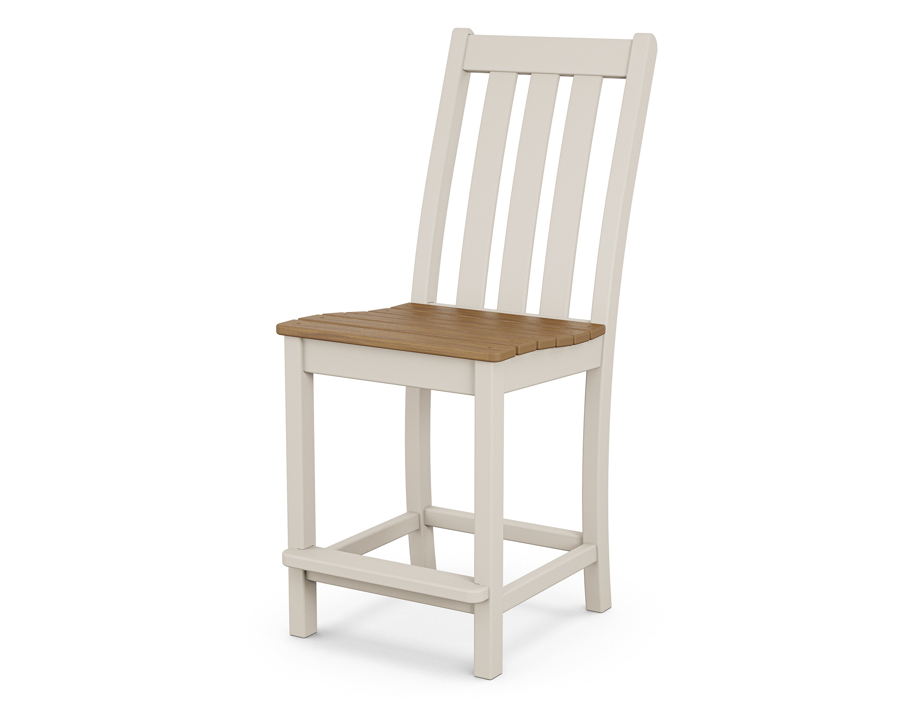 POLYWOOD Vineyard Counter Height Chair - Durable Outdoor Bar Stool for Patio, Deck, or Kitchen - Weather-Resistant & Easy to Clean - Perfect for Entertaining or Relaxing