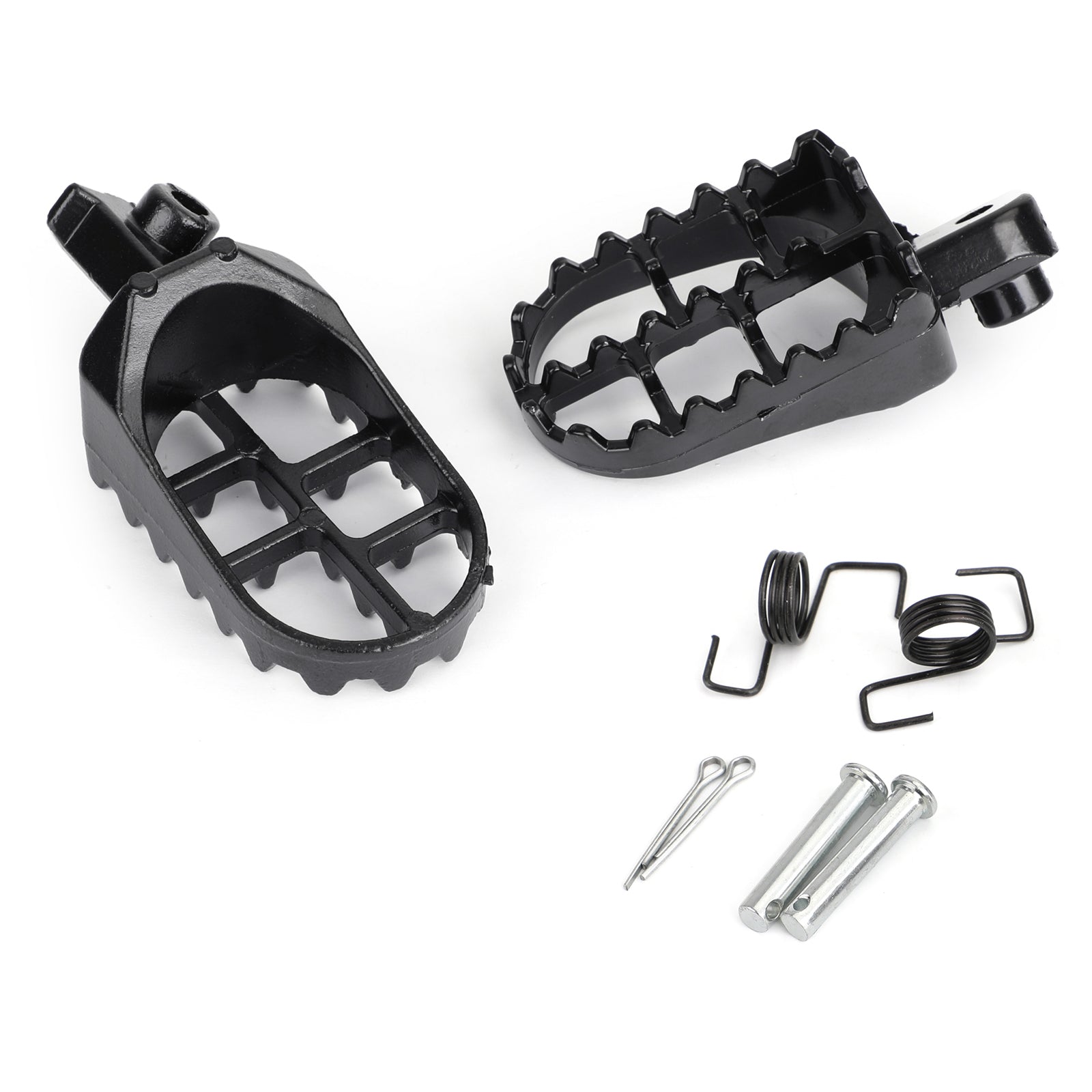 Yamaha TW200 PW50 PW80 Front Footpegs Footrests - Universal Fit for All Years - Durable Motorcycle Foot Pegs for Off-Road Riding & Adventure Touring