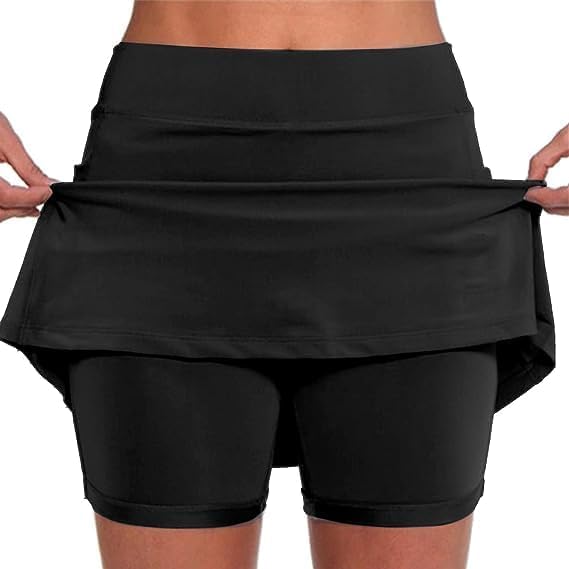 Lenago Women's High Waist Gym Shorts with Pocket - Summer Workout & Casual Wear