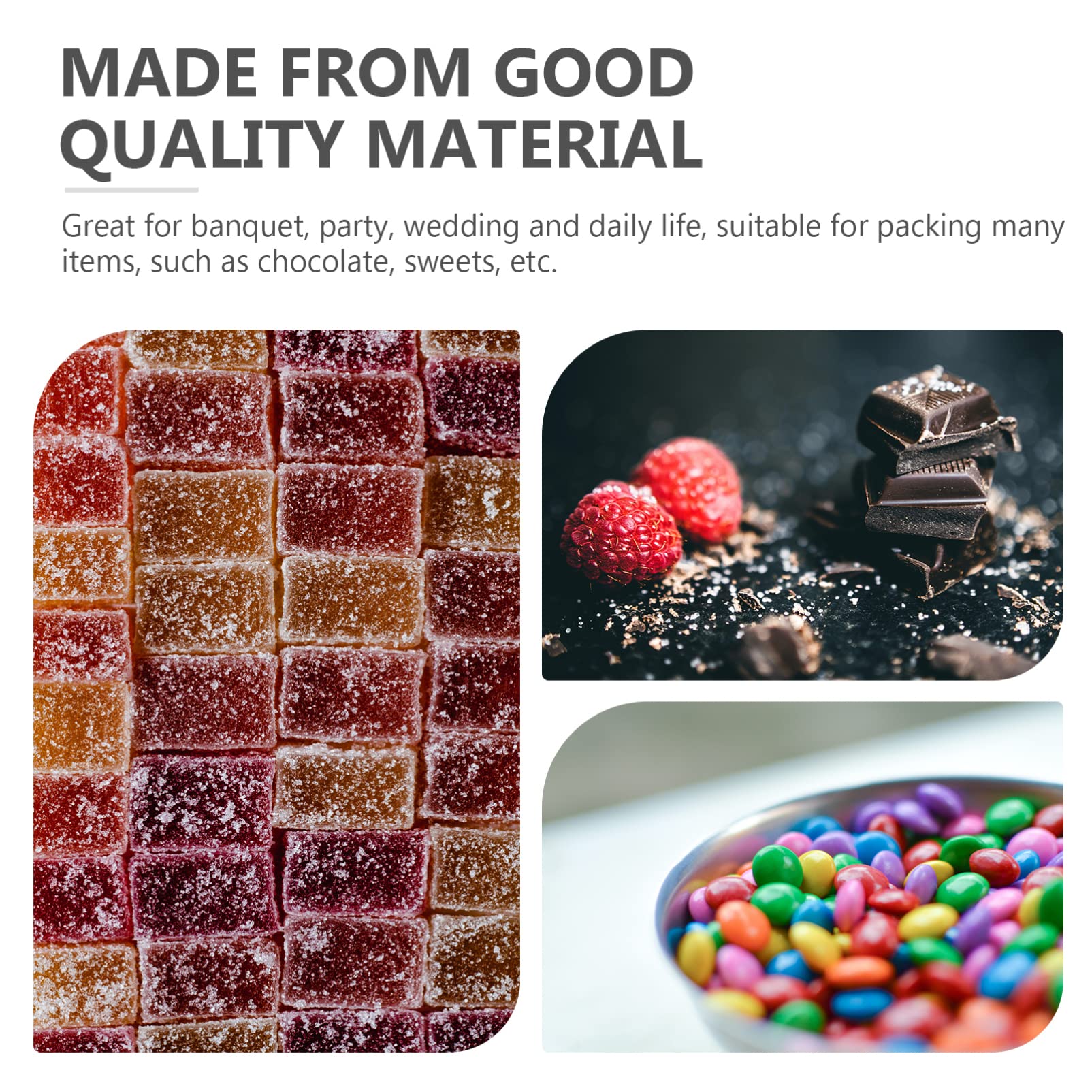 300pcs Heart-Shaped Candy Wrappers - Twistable Caramel Paper for Homemade Sweets, Lollipops, Nougat & Chocolate Packaging | Perfect for Weddings, Parties & DIY Candy Gifts