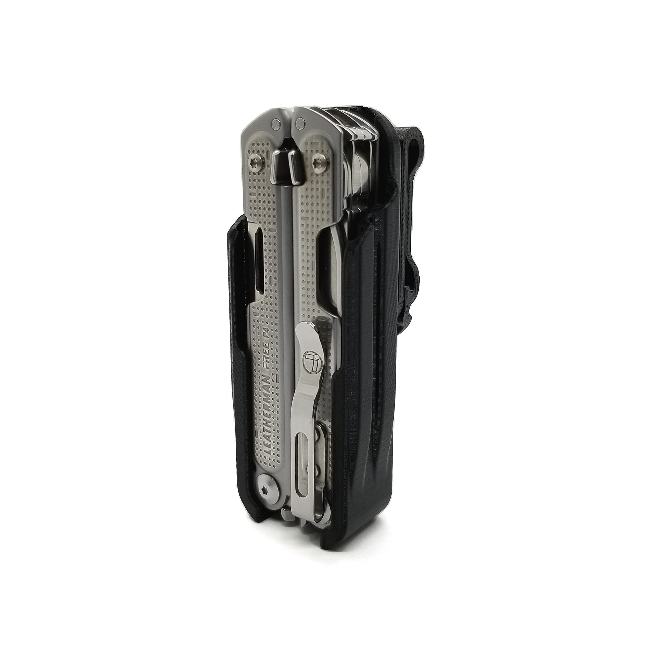 Leatherman Free P4 Multi-Tool Sheath with Belt Clip - Durable Nylon Holster for Leatherman P4 Knife & Multi-Tool (2.25