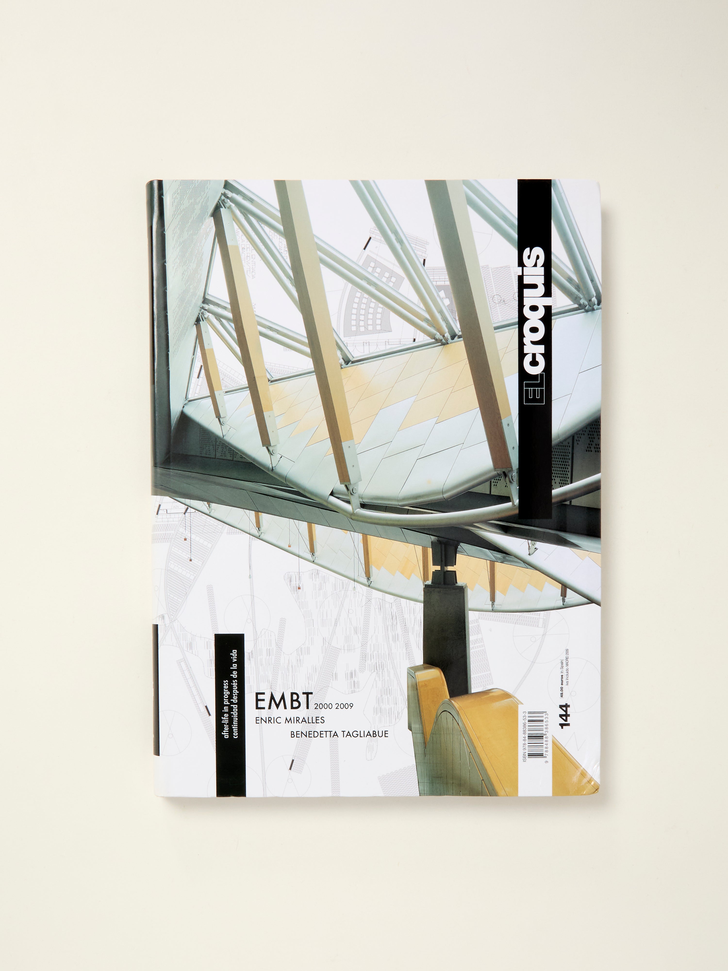 El Croquis 144: EMBT Enrique Miralles & Benedetta Tagliabue Architecture Book 2000-2009 | Contemporary Design Portfolio for Architects & Students | Perfect for Studio Inspiration & Academic Research
