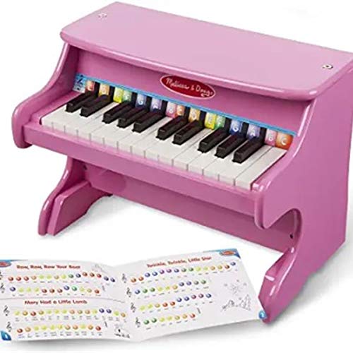 AUTOKOLA 25-Key Wooden Piano Toy for Kids - Natural Wood Musical Instrument with Mechanical Sound, Vertical Design (No Chair Included) - Fast 3-7 Day Delivery - Perfect for Early Childhood Music Education & Home Playroom