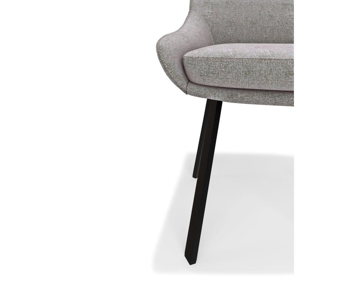 Kyla Swivel Dining Chair - Modern 360° Rotating Upholstered Seat for Kitchen, Dining Room & Office - Comfortable & Stylish Home Furniture