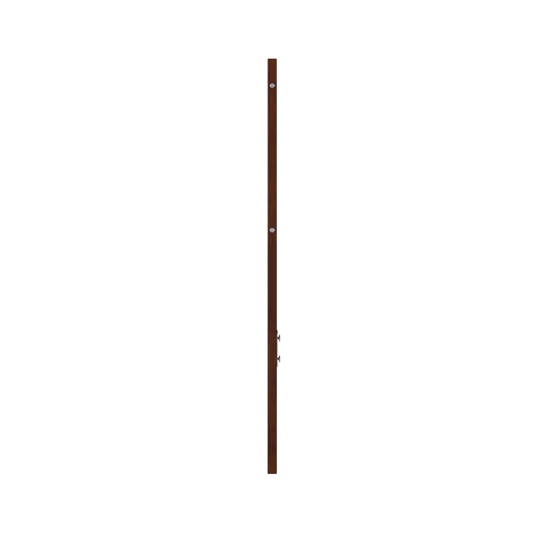 AFI Warren Full Size Wood Headboard with USB Charging Ports - Walnut Finish for Bedroom, Guest Room, and Hotel Decor