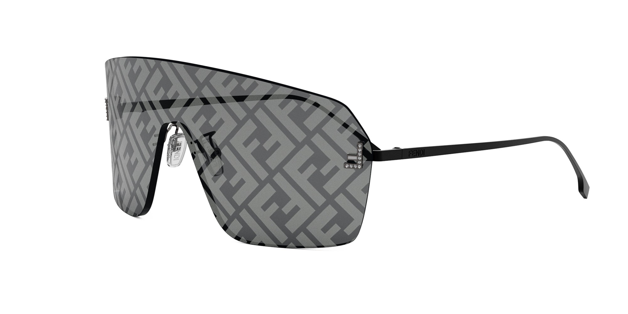 Fendi First Crystal FE4121US Women's Luxury Sunglasses - Stylish Designer Shades for Fashion & Outdoor Activities