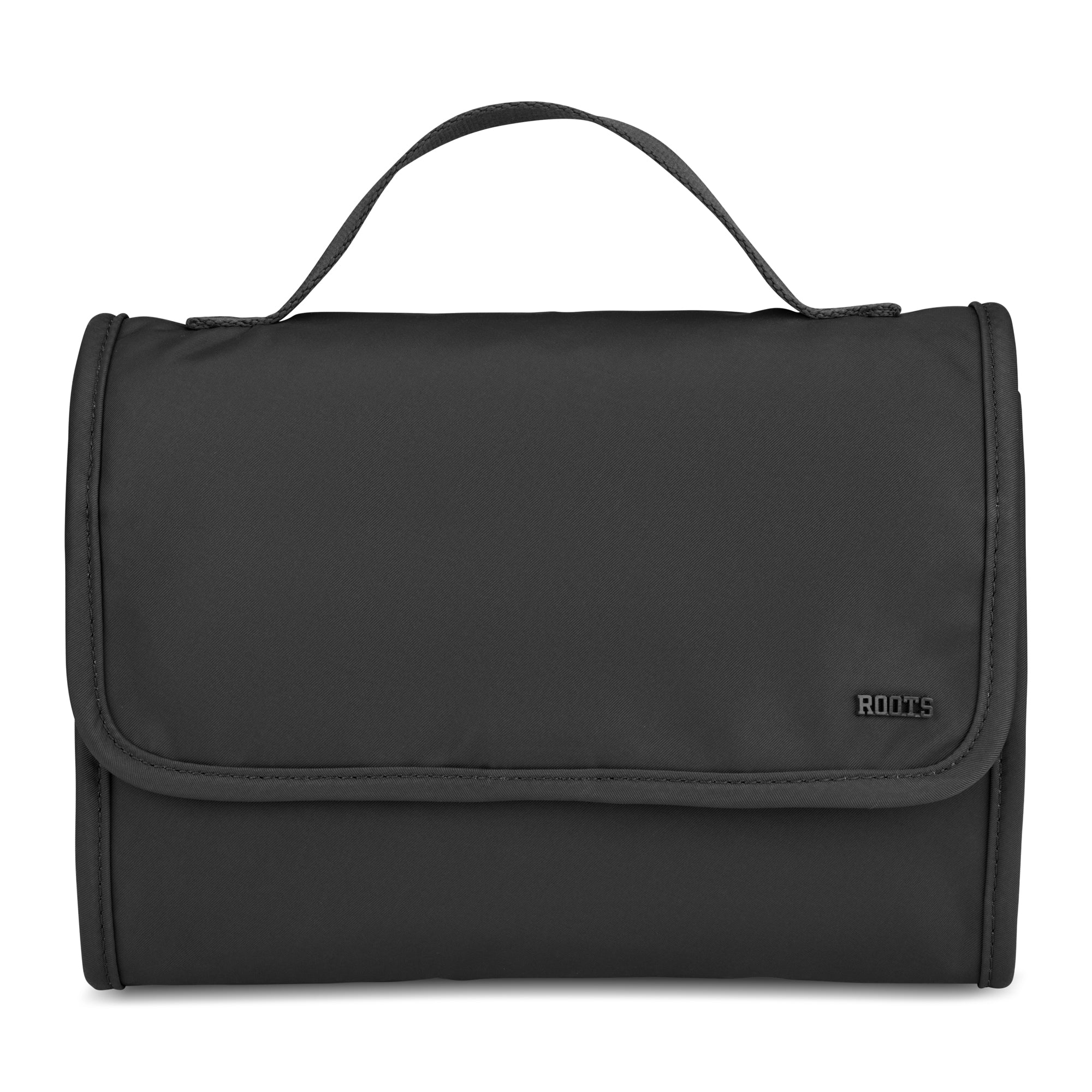 Premium Leather Travel Toiletry Bag for Men & Women - Waterproof Cosmetic Organizer with Hanging Hook - Perfect for Airplane, Gym, Camping & Business Trips