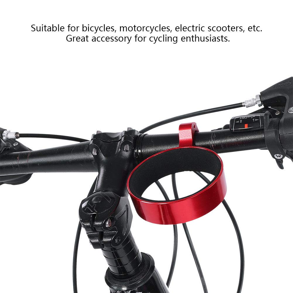 Aluminum Alloy Bike Handlebar Cup Holder - Universal Bicycle Water Bottle & Coffee Cup Mount Clamp - Durable Cycling Accessory for Road Bikes, Mountain Bikes & Commuting
