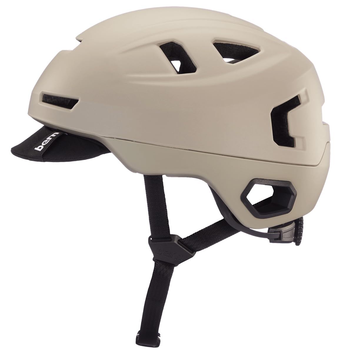 Bern Hudson Commuter Bike Helmet with MIPS Technology - Certified for E-Bikes, Built-in LED Rear Light & U-Lock Compatible - Perfect for Urban Cycling, Commuting & Electric Bike Riders