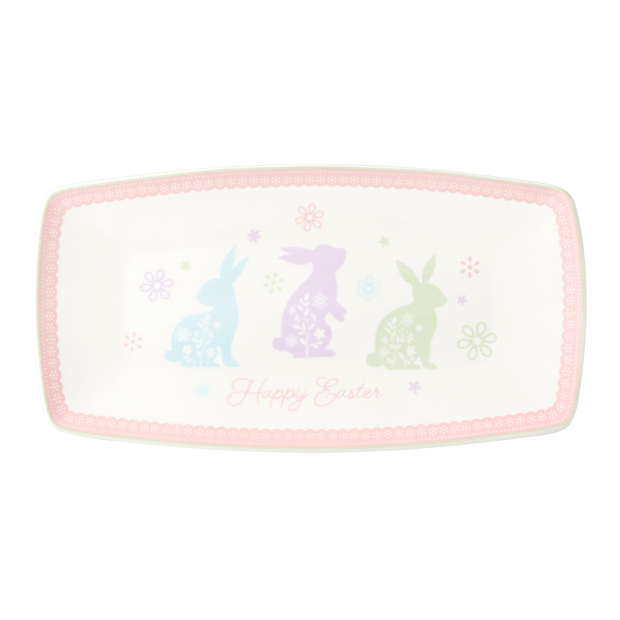 Elegant Bunny Hop Appetizer Tray for Parties & Entertaining - Perfect for Serving Hors d'Oeuvres, Canapés, and Finger Foods at Weddings, Brunches, and Cocktail Events