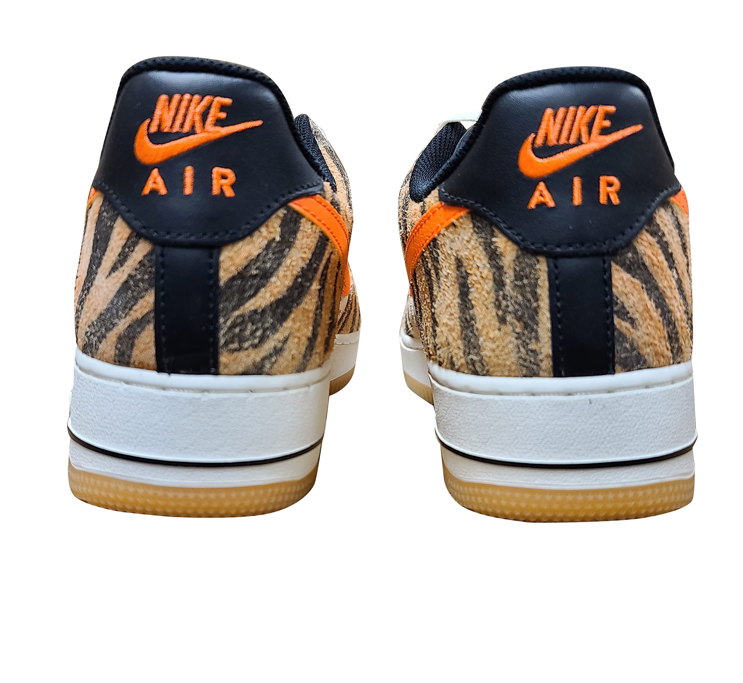 Nike Men's Air Force 1 '07 PRM Daktari Sneakers in Coconut Milk/Atomic Orange (DJ6192 100) - Size 10.5 | Casual Wear, Street Style & Basketball Shoes for Men