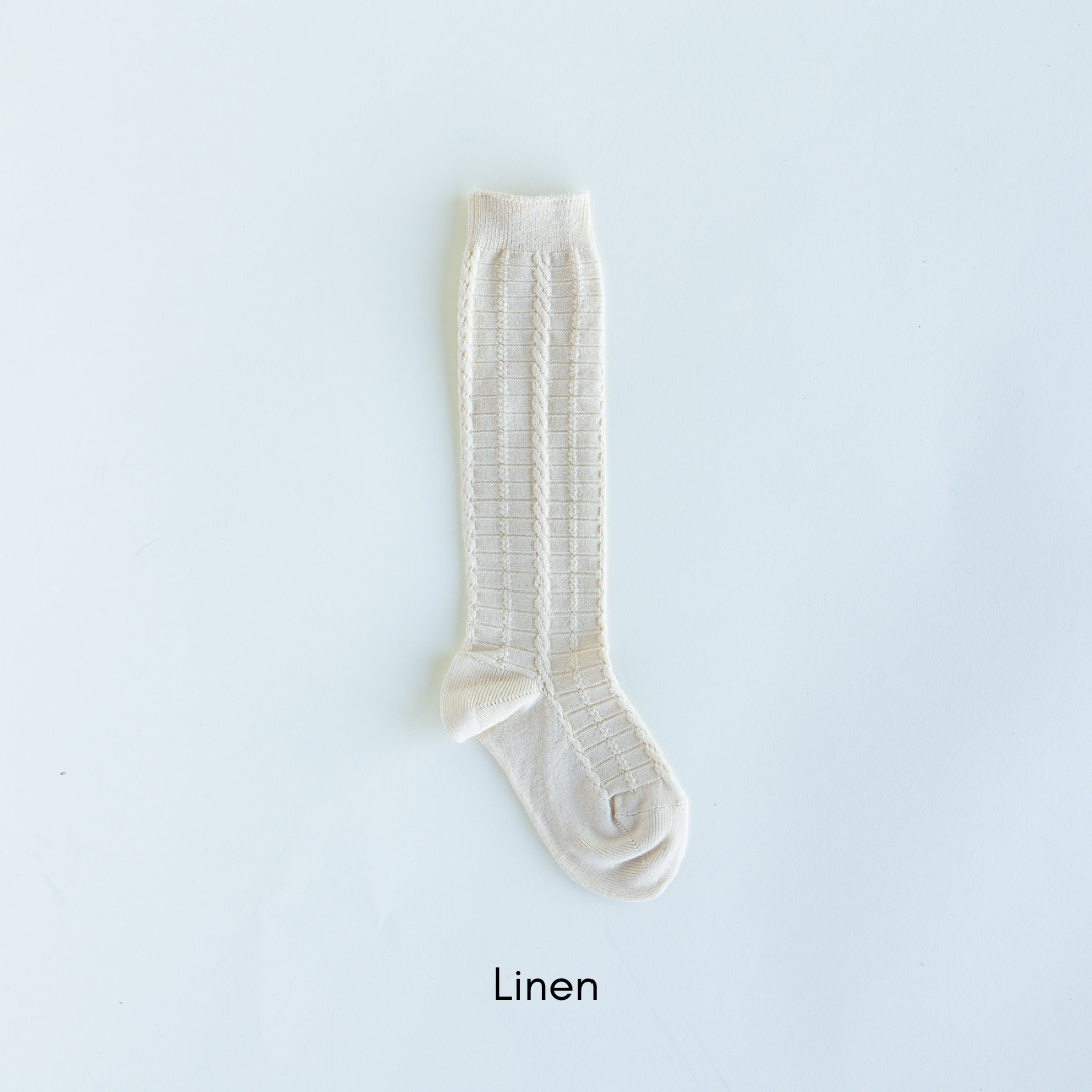Braided Knee High Socks for Women - Soft Comfortable Cotton Blend Fashion Socks - Perfect for Boots, Winter Outfits, and Casual Wear