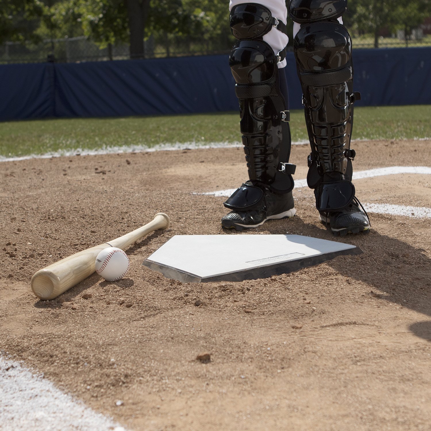 Champion Sports Universal Home Plate - Durable Baseball & Softball Training Base for Indoor & Outdoor Practice, Games, and Drills