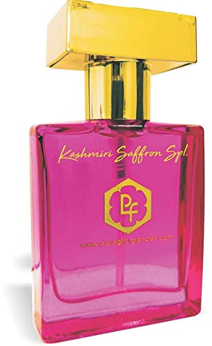 Kashmiri Saffron Special Eau De Parfum for Women & Men | Long Lasting Natural Perfume Spray with Elegant Glass Bottle | Perfect for Daily Wear, Date Nights & Special Occasions