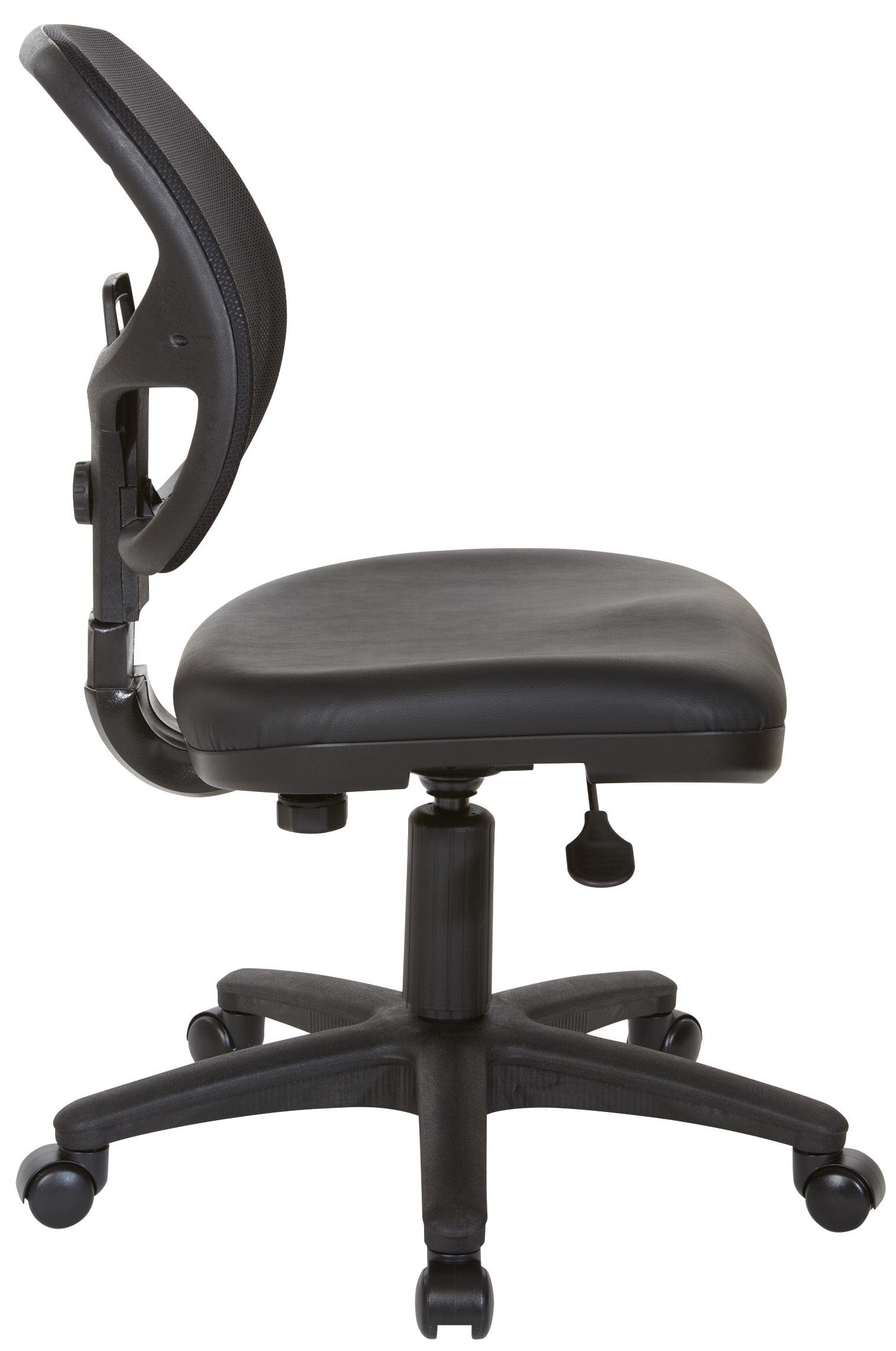 Office Star Work Smart Screen Back Task Chair [EM2910] - Ergonomic Office Chair for Back Support, Adjustable Height & Swivel - Perfect for Home Office, Computer Desk & Workspace