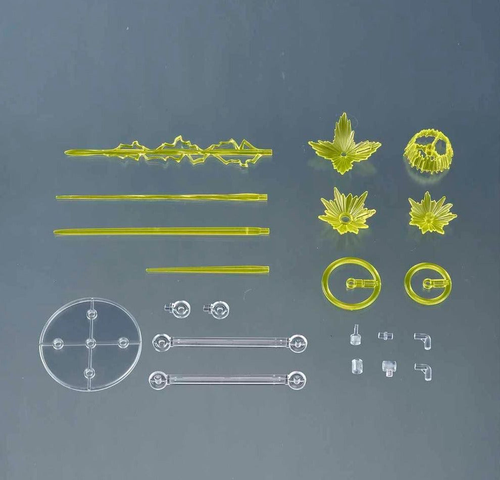 Bandai 30 Minutes Missions Customize Effect #01 Gunfire Image Yellow Ver - Model Kit for Gundam & Mecha Action Figures - Perfect for Diorama, Photography & Toy Customization