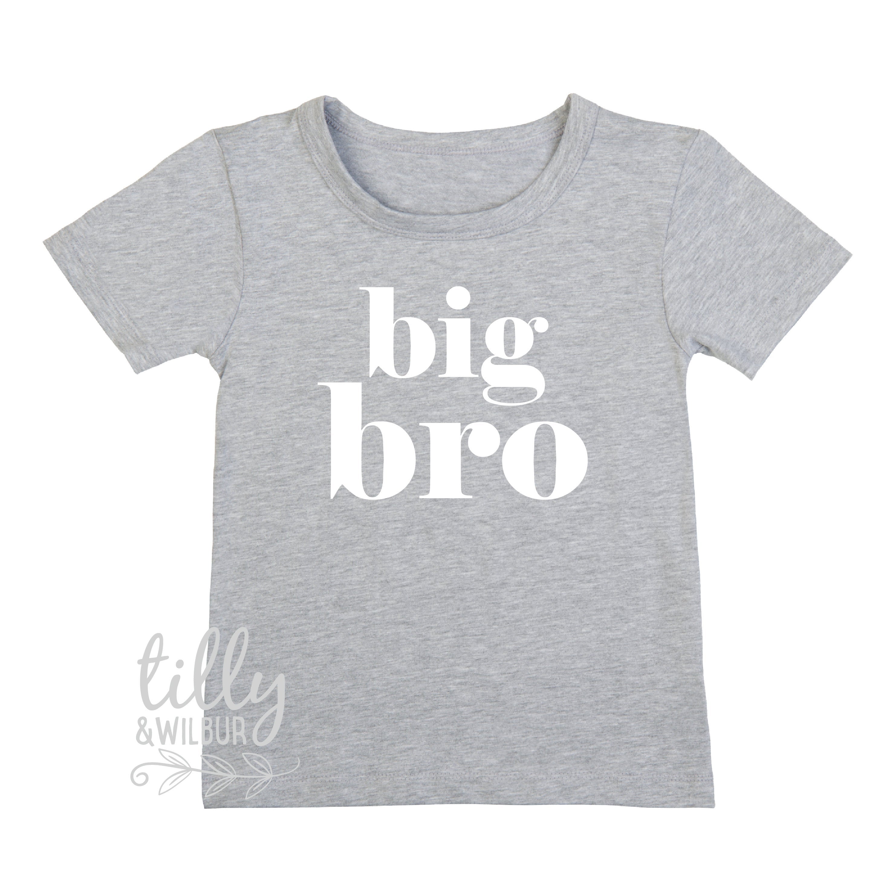 Big Bro T-Shirt - Funny Big Brother Gift for Men & Women - Comfortable Cotton Tee for Siblings & Friends - Perfect for Birthdays, Anniversaries & Family Events