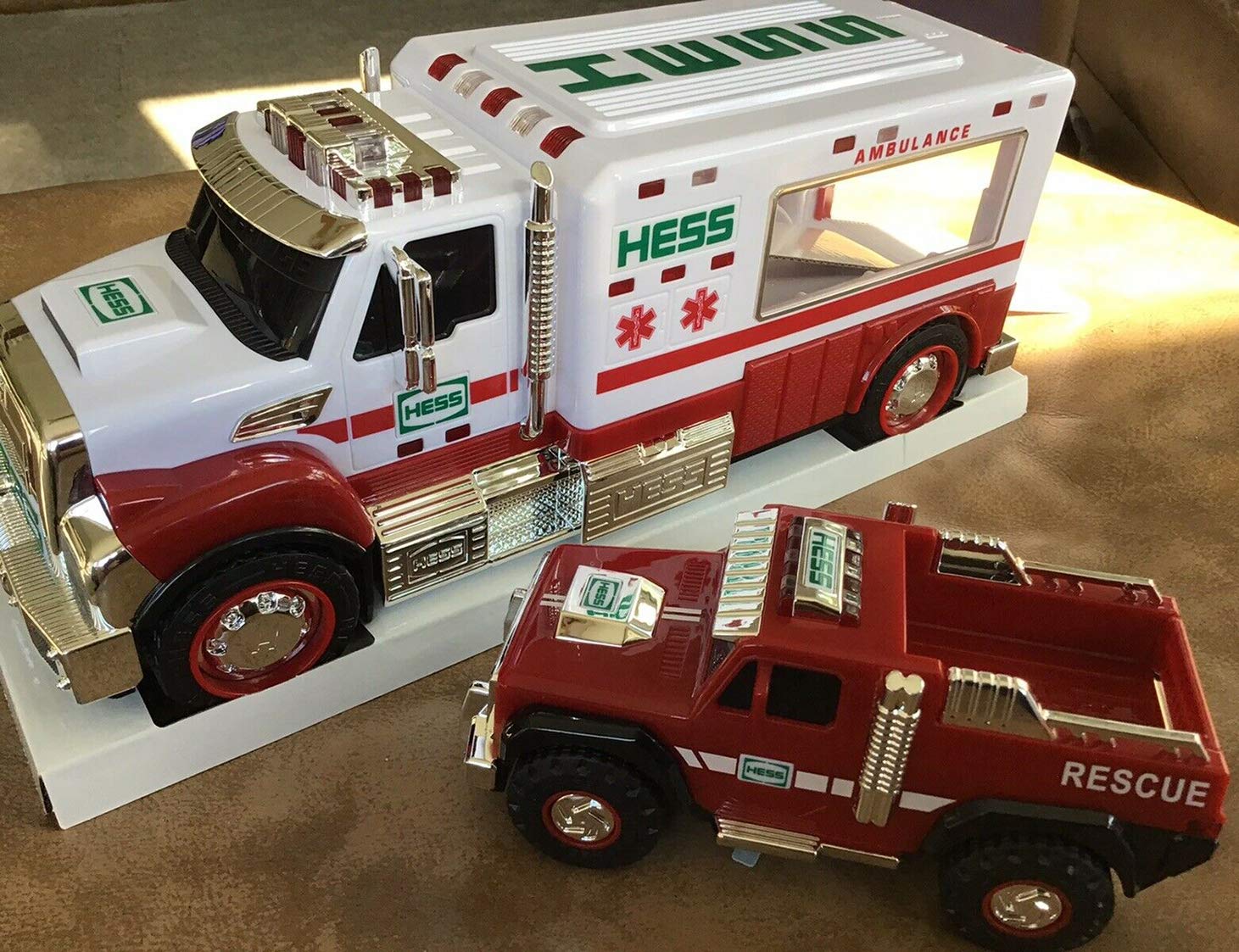 Hess Toy Truck 2020 Ambulance and Rescue Vehicle - Diecast Metal Collectible Toy for Kids & Adults - Perfect for Playtime, Gift Giving, and Holiday Decorations